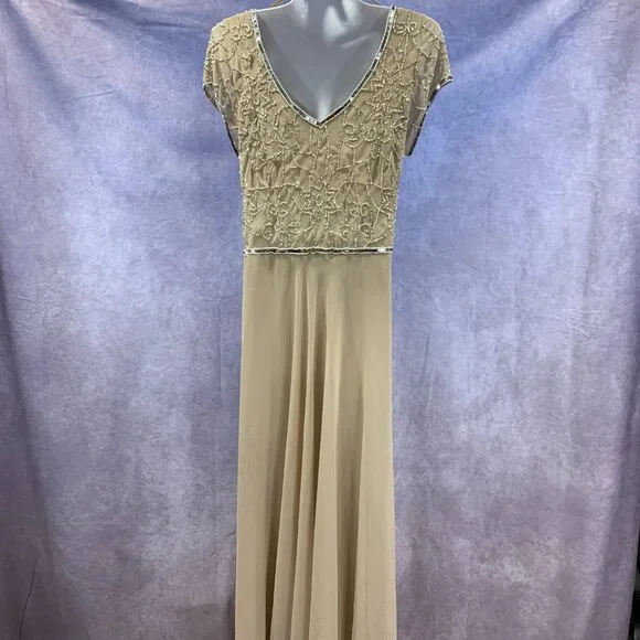 JKARA Beaded Mock Fair Dress - Picture 10 of 16